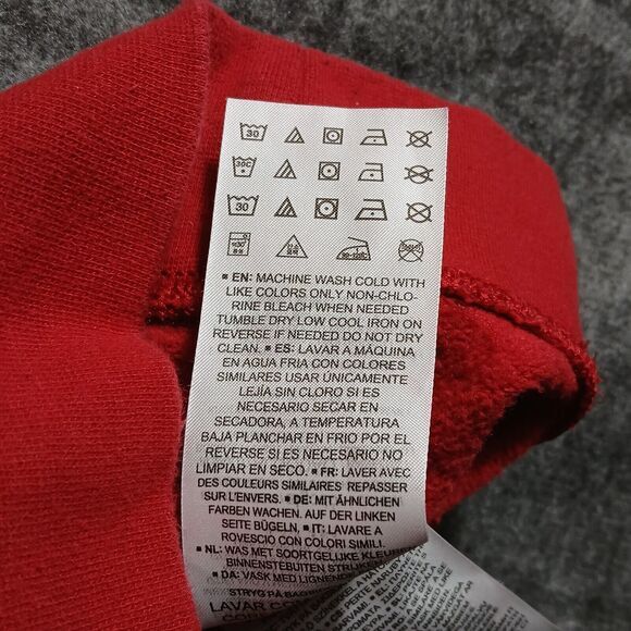 Fanatics Tom Brady 12 Tampa Bay Buccaneers Lrg Super‎ Bowl 54 LIV Hoodie Red Med - Picture 9 of 10